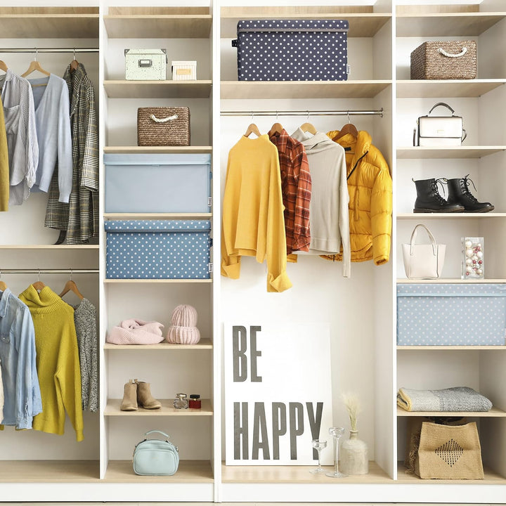 2-Set Aufbewahrungsbox Kinder (37x25x21cm) I Aufbewahrungskorb für Kinderzimmer und Wohnbereich I Ki