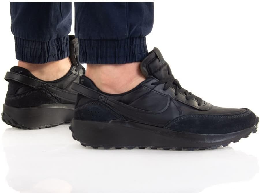 NIKE Herren Waffle DebutSneaker 40 EU Schwarz Schwarzer Noir Anthrazit, 40 EU Schwarz Schwarzer Noir