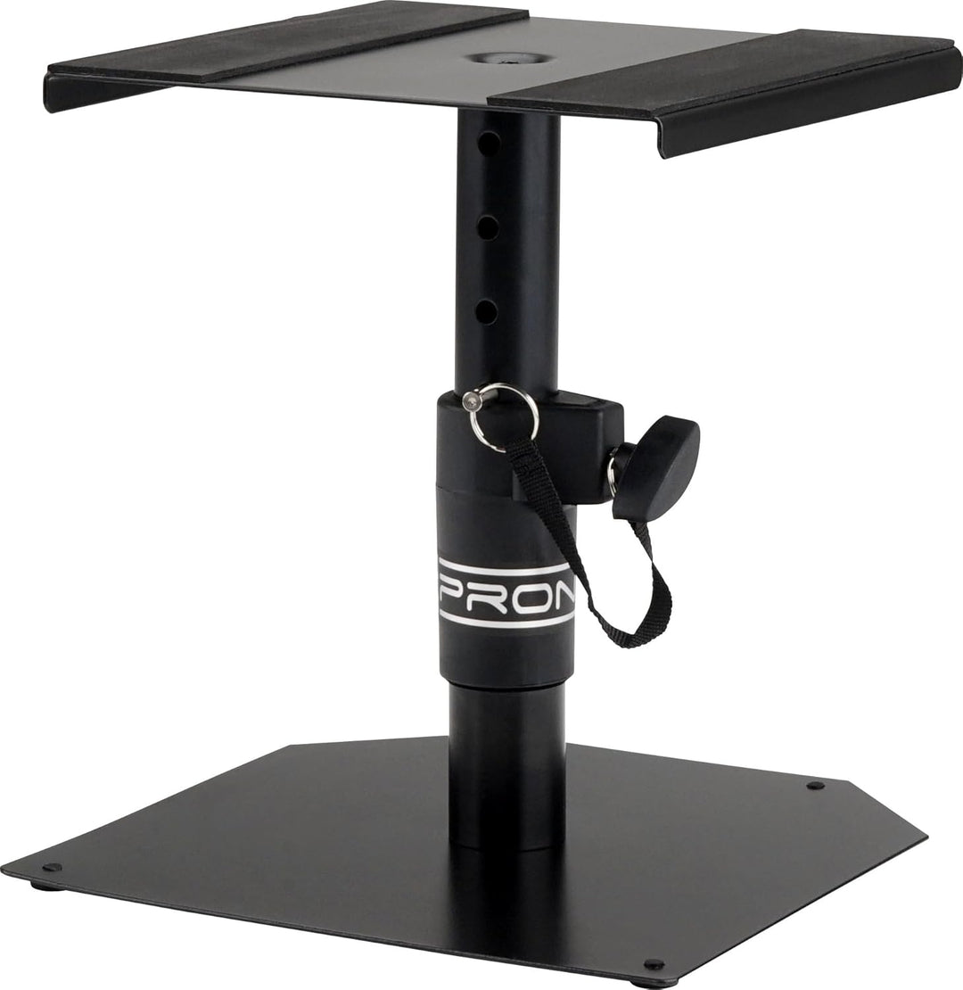 Pronomic SLS-15 Tischstative für Studio Monitore (2 stabile Boxenstative für Studiomonitore, niedrig