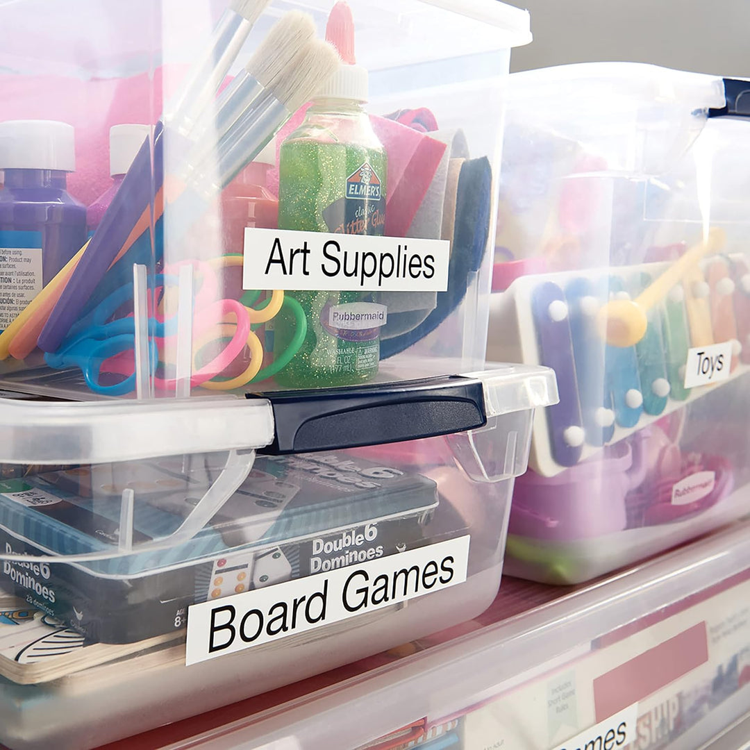 DYMO Original D1-Etikettenband | schwarz auf weiss | 24 mm x 7 m | selbstklebendes Schriftband | für