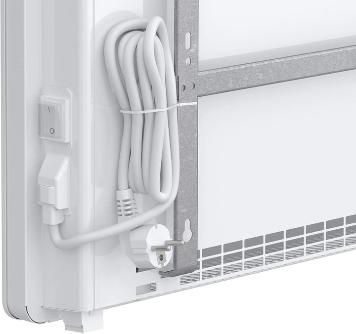 AEG Wandkonvektor WKL 1005, Elektroheizung energiesparend, 1000 W für ca. 12 m², LCD-Display, Wochen