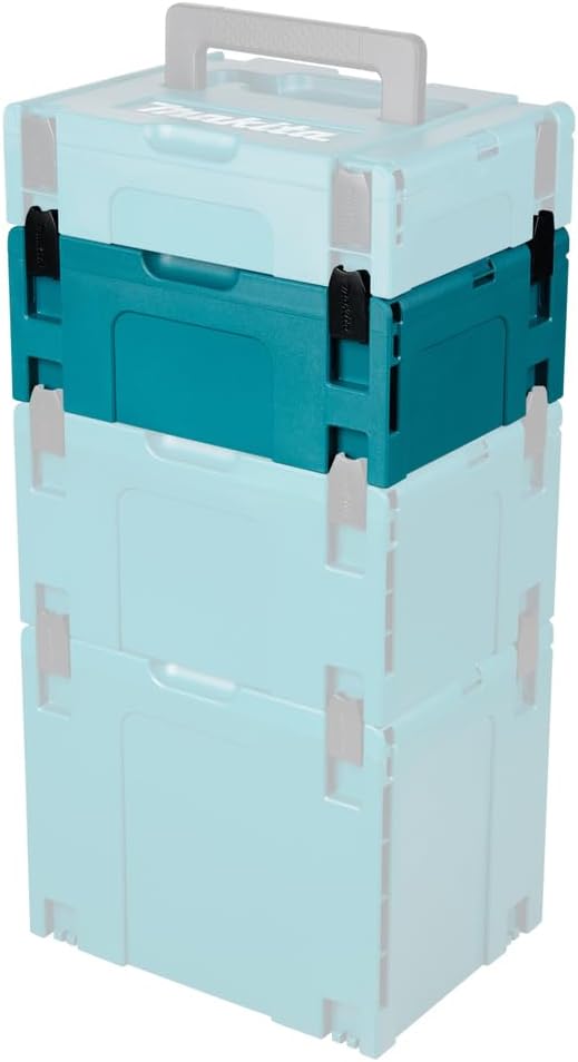 2x Makita Kunststoff Werkzeug Koffer MAKPAC 2 - ohne Einlage