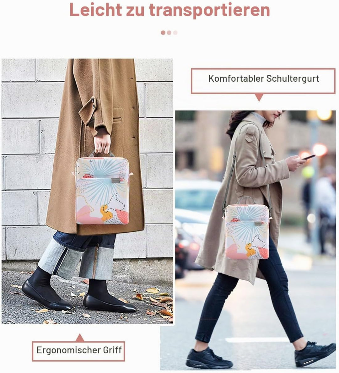 MoKo 9-11" Tablet Tasche Hülle, Tragetasche für iPad Pro 11 M2 2022-2018/iPad 10. 10,9 2022/iPad Air
