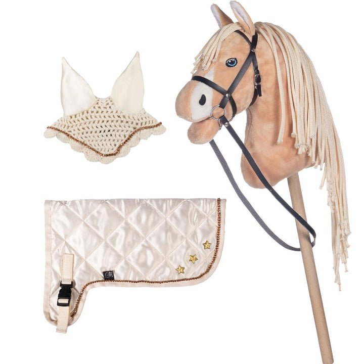 Brama West HKM Hobby Horse Set – Steckenpferd + Premium Decke & Fliegenhaube – Perfekt für Hobby Hor