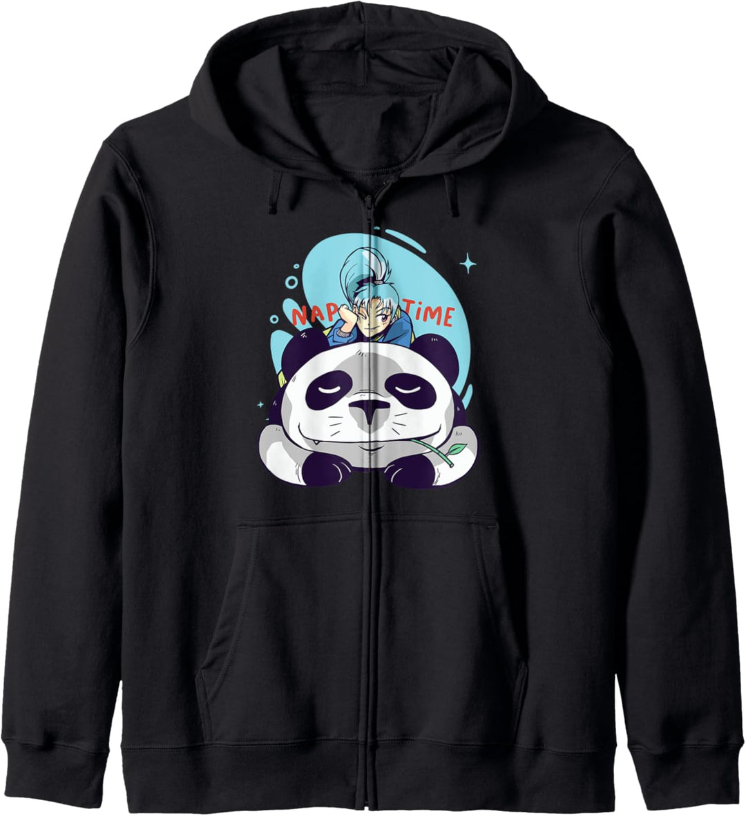 Schlafanzug Pyjama Anime Panda Manga Japan Nachthemd NapTime Kapuzenjacke
