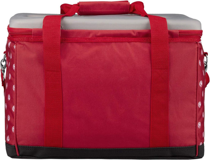 anndora Kühltasche XL 40 Liter - Isotasche Kühlbox Picknicktasche Farbauswahl XL rot weiss gepunktet