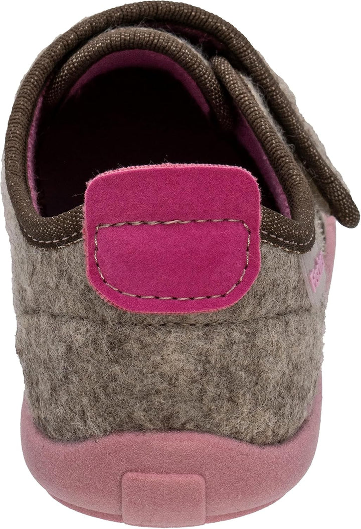 Fischer Markenschuh Mädchen Softer Hausschuh 33 EU Natur, 33 EU Natur