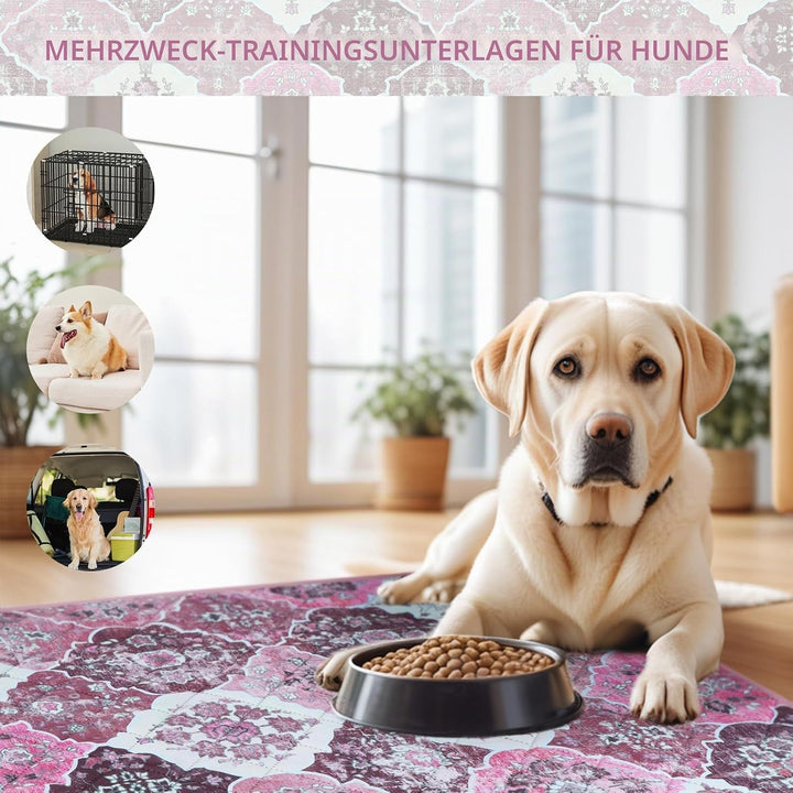 IEUUMLER 2 Stück Welpenunterlagen Waschbar für Hunde, Wiederverwendbar und Schnell Absorbierend PIPI