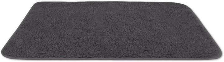 Tierdecke Haustierdecke Kuscheldecke Hundebett Katzendecke (Lammflor - Design / 90x140 cm/dunkelgrau