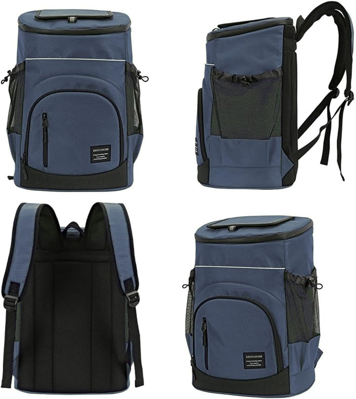 AUXDIQ 30L Kühlrucksack Wasserdichter Picknickrucksack Isoliert Kühltasche für Picknick Camping Wand