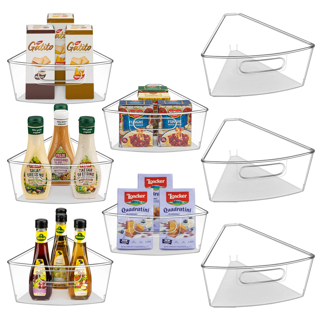 JEISSLIA Lazy Susan Schrank-Organizer-Behälter für 66 cm / 71,1 cm / 81,3 cm Durchmesser Ecken, Lazy