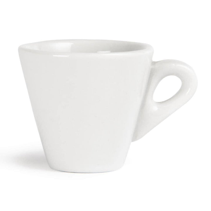 Olympia Whiteware Espressotassen Set 60 ml (12 Stück), Weiss, Porzellan, passend für Untertasse Y112