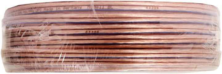 Misterhifi 30 m Lautsprecherkabel 2 x 1,5 mm², Litze: 2 x 48 x 0,2 mm, transparent isoliert, 99,99%