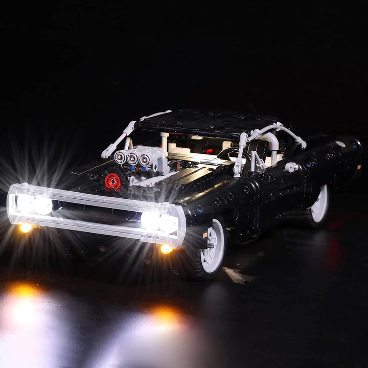Led Licht Set für Lego Dom's Dodge Charger,Dekorations Led Beleuchtungs Set für Lego 42111 Technic R