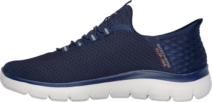 Skechers Herren Summits High Range Slip-in Slipper 42.5 EU Weit Navy, 42.5 EU Weit Navy