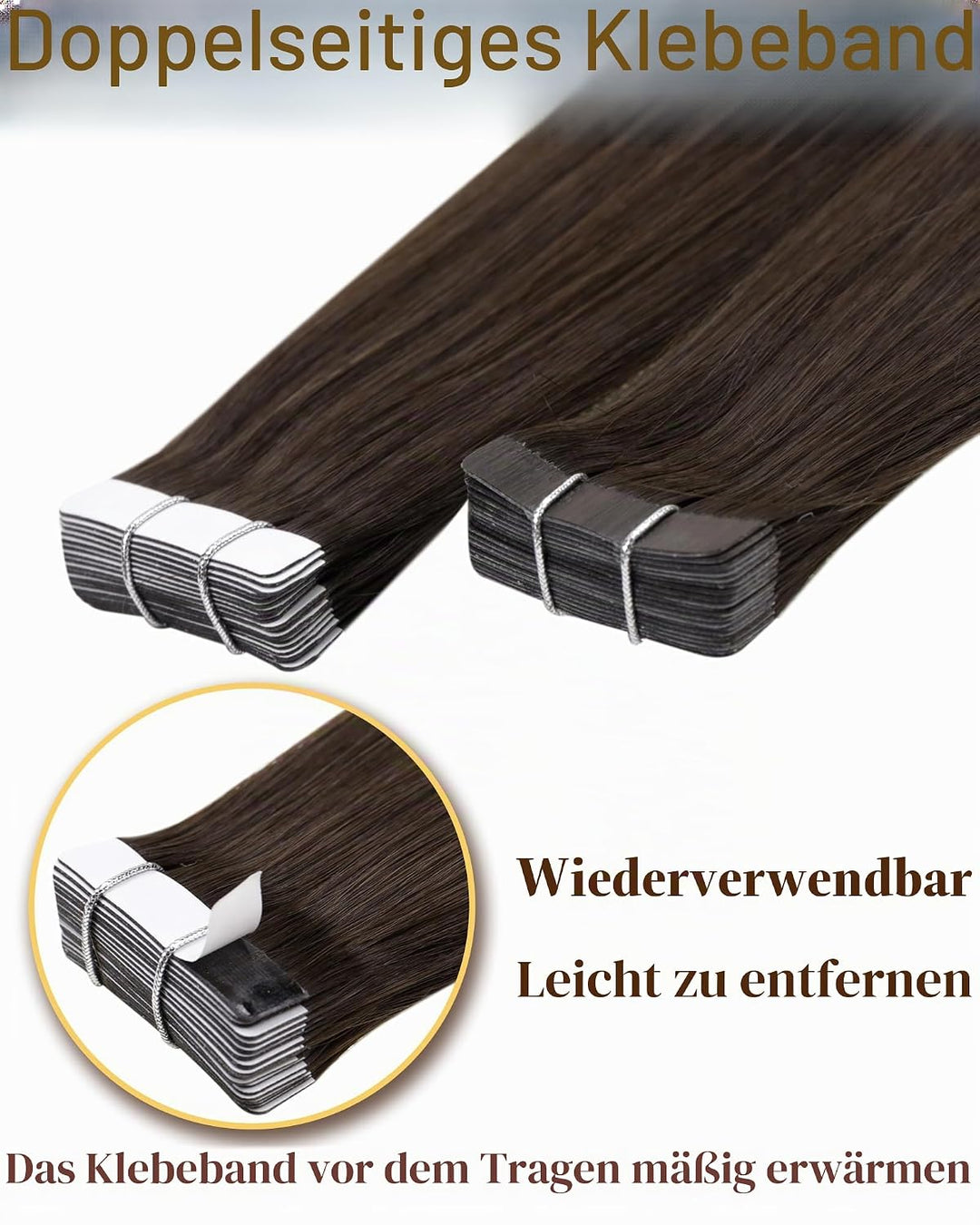 Hetto Tape in Extensions Echthaar Remy Tape in Echthaar Extensions Skin Weft Echthaar Tape in Extens