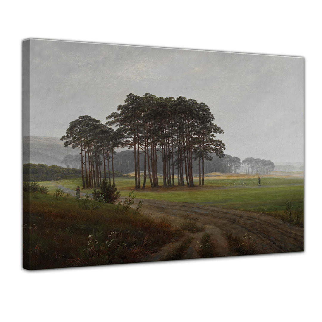 Bilderdepot24 Bild auf Leinwand | Caspar David Friedrich Der Mittag in 80x60 cm als Wandbild | Wand-