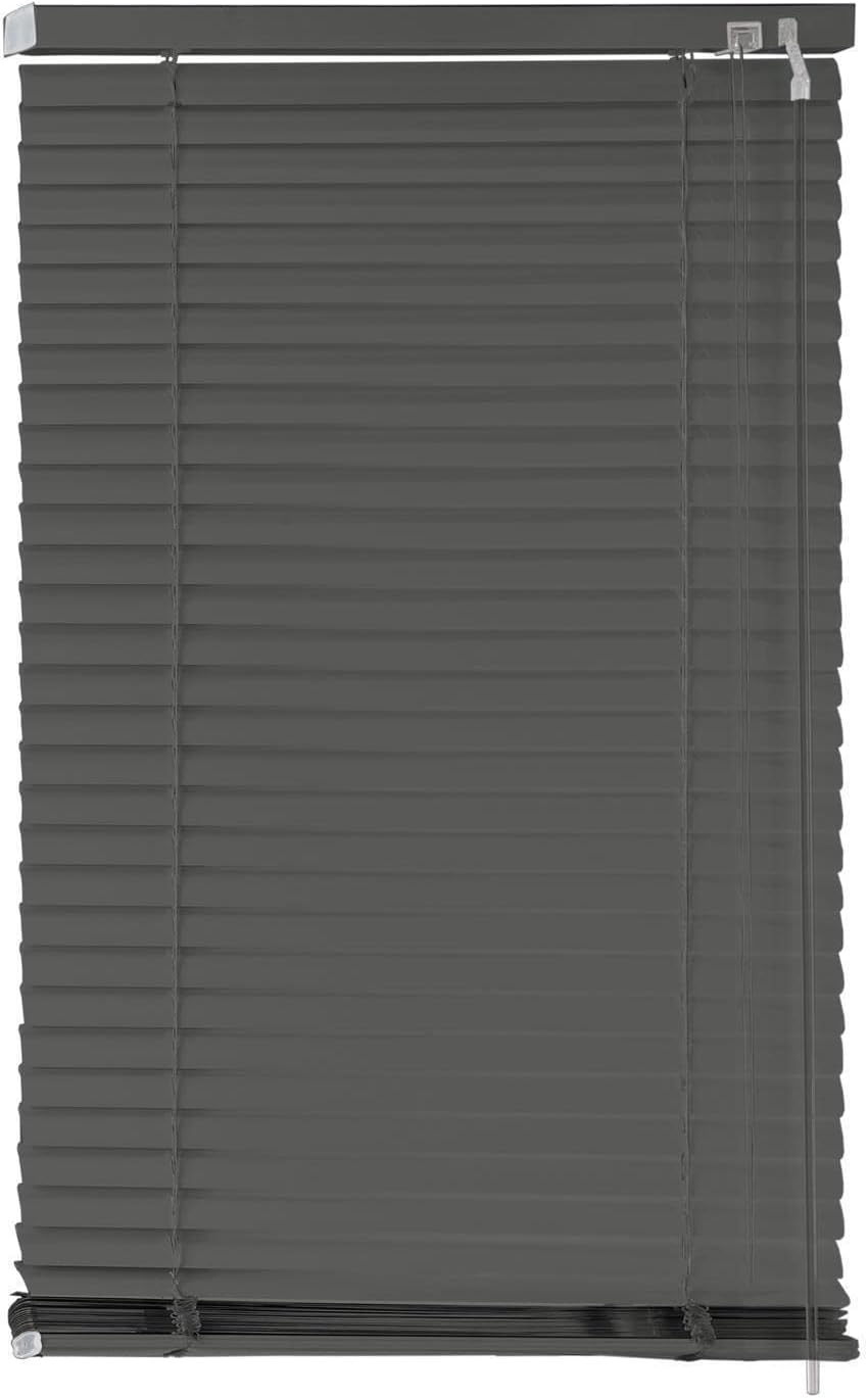EXKLUSIV HEIMTEXTIL Aluminium Jalousie Lamellen 90 x 220 cm Grau Grau 90 x 220 cm, Grau 90 x 220 cm