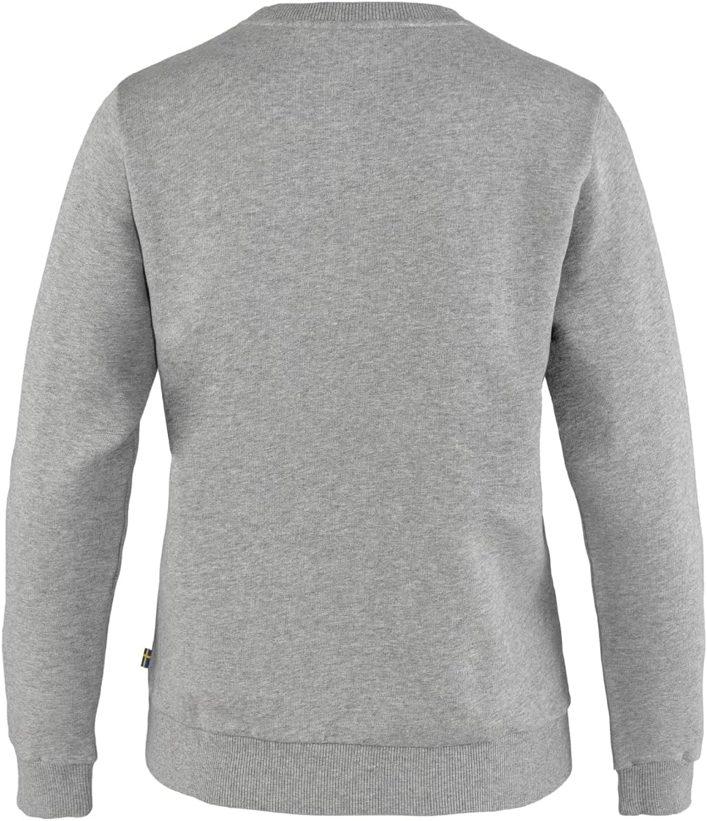 Fjallraven Damen Logo Sweatshirt M Grey-melange, M Grey-melange
