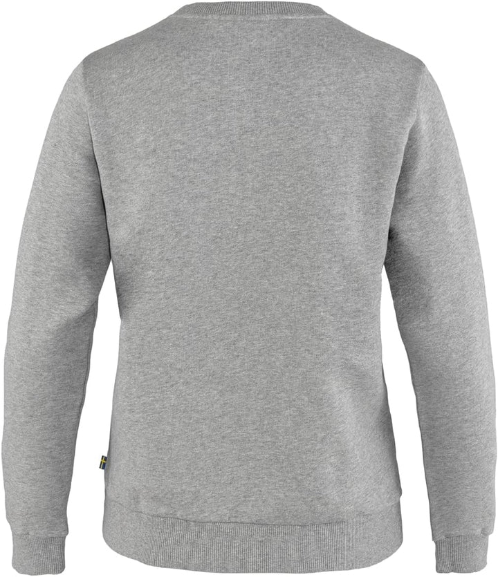 Fjallraven Damen Logo Sweatshirt M Grey-melange, M Grey-melange