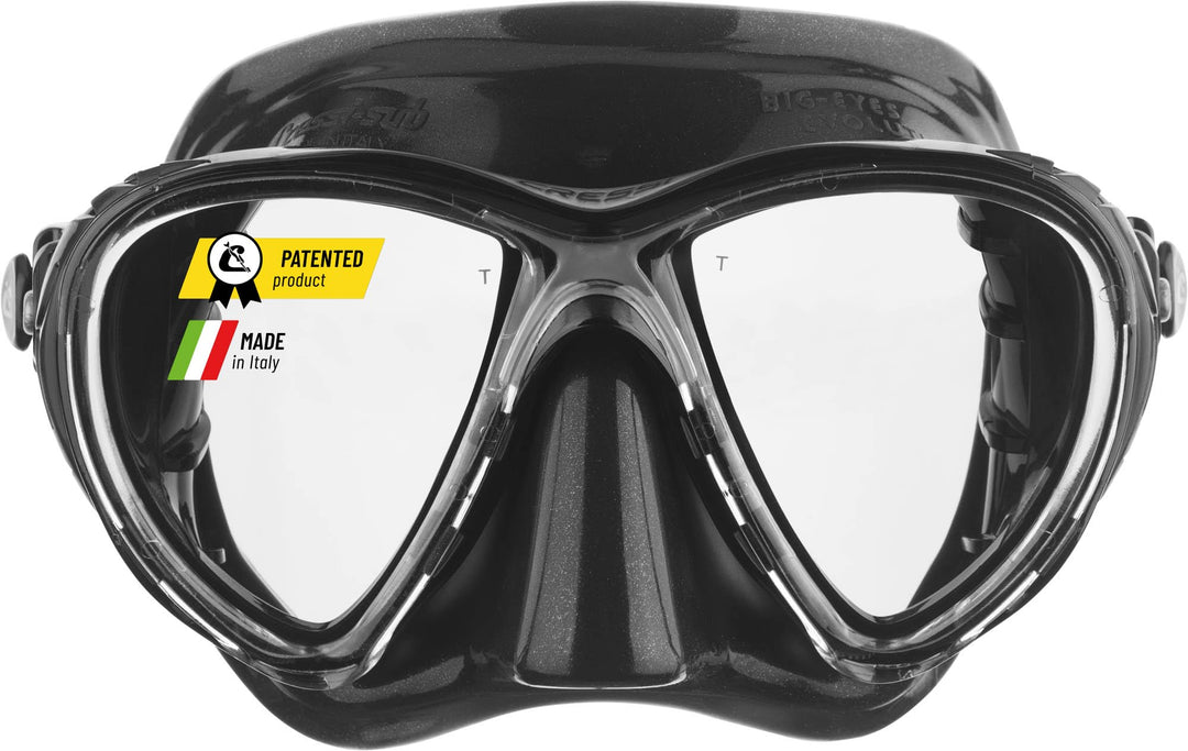 Cressi Big Eyes Evolution - Revolutionäre Erwachsene Tauchmasken Big Eyes Evolution High Quality Mas