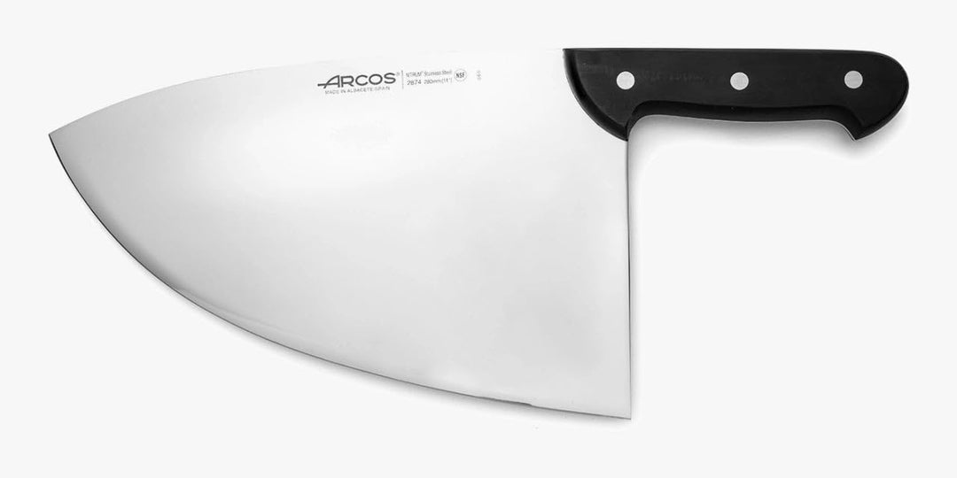 Arcos Serie Universal - Hackmesser Metzgermesser - Klinge Nitrum Edelstahl 280 mm - HandGriff Polyox