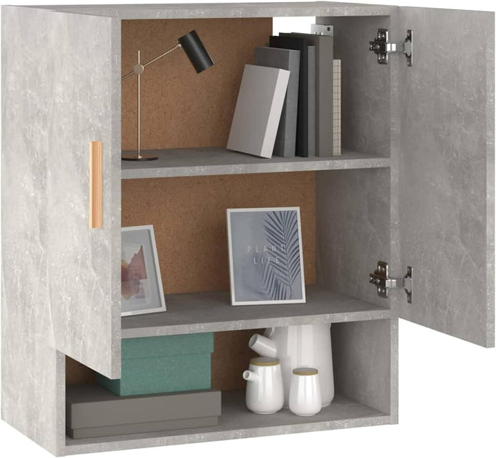 Tidyard Wandschrank Hängeschrank Bücherschrank Mehrzweckschrank Lagerschrank Wandregale Wohnzimmer H