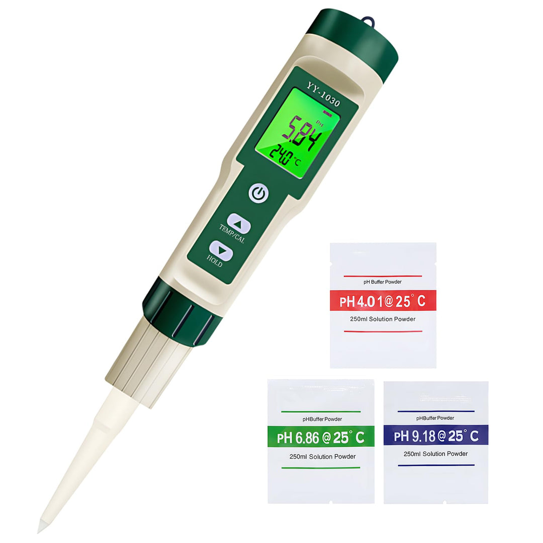 pH Messgerät für die Herstellung von Fermentierten Lebensmitteln Test pH, °C/°F, IP67 und Hintergrun