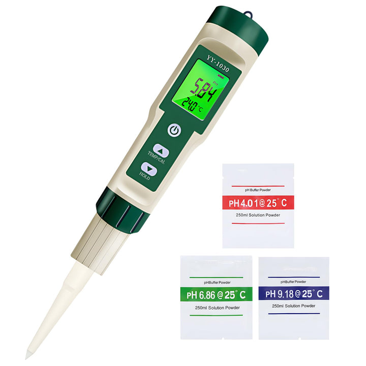 pH Messgerät für die Herstellung von Fermentierten Lebensmitteln Test pH, °C/°F, IP67 und Hintergrun
