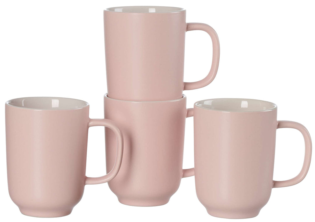 Ritzenhoff & Breker Kaffeebecher-Set Jasper, 4 Stück (1er Pack), Rosa, Rosa