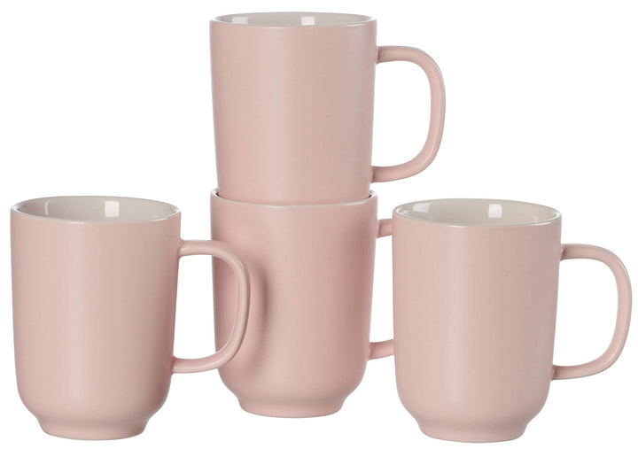 Ritzenhoff & Breker Kaffeebecher-Set Jasper, 4 Stück (1er Pack), Rosa, Rosa