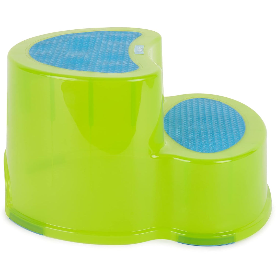 Bieco Tritthocker Kinder Grün | Zweistufiger Hocker Kinder | Bad | Tritt | Kindertreppe | Badezimmer