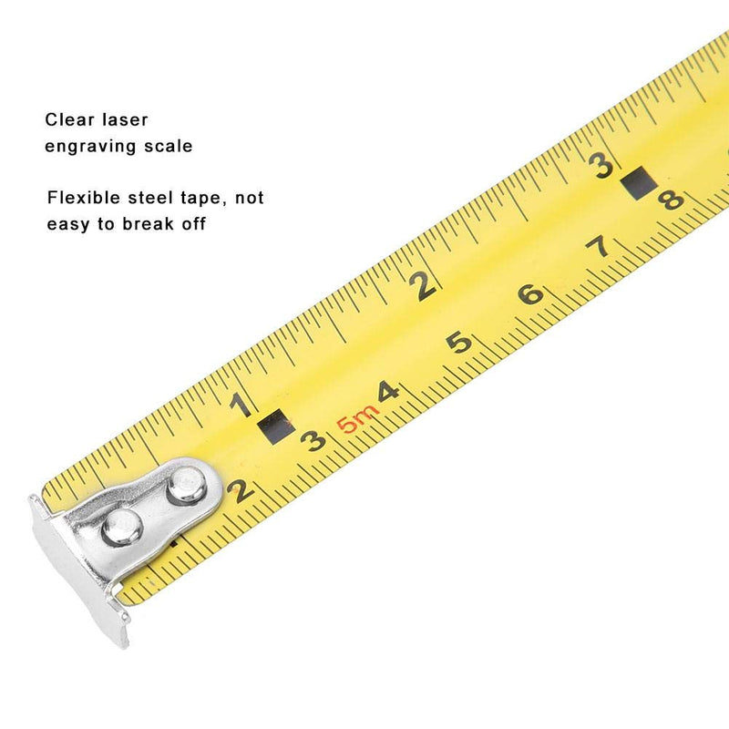 Digitales Massband, 5 m (16 ft), elektrisches Messband, tragbar, für die Holzbearbeitung mit LCD-Dis