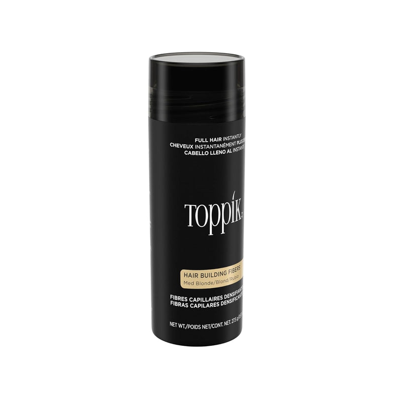 TOPPIK Hair Building Fibers Medium Blonde, 1er Pack (1 x 27.5g)