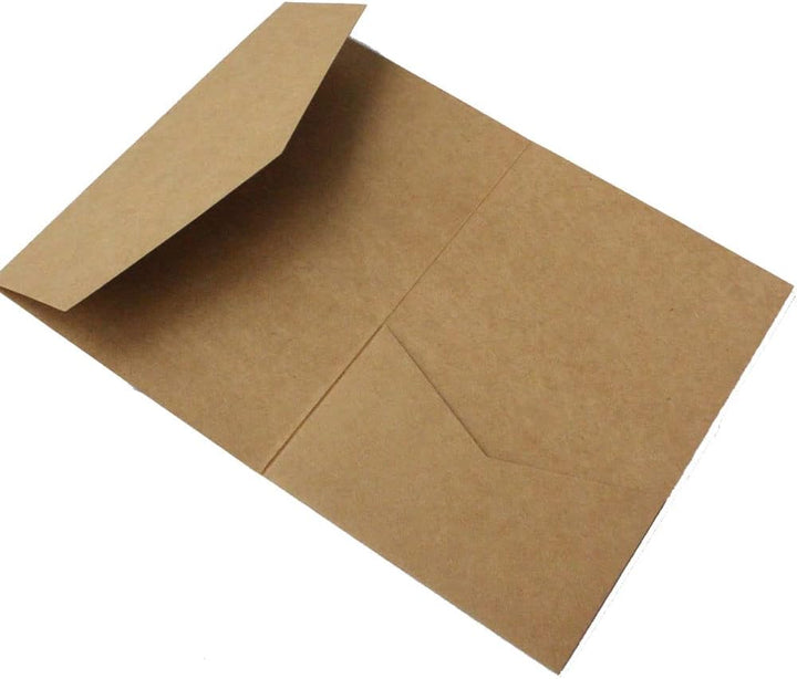 MillaSaw Handwerk Papier Einladungskarte Tasche für Hochzeit Verlobung Bridal Shower Geburtstag 25 S