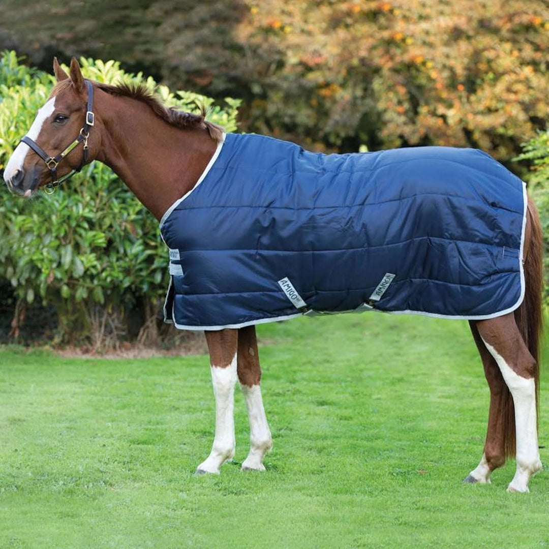Horseware Stalldecke Amigo Insulator 160cm Navy/Silver 200g Taille 160, Taille 160