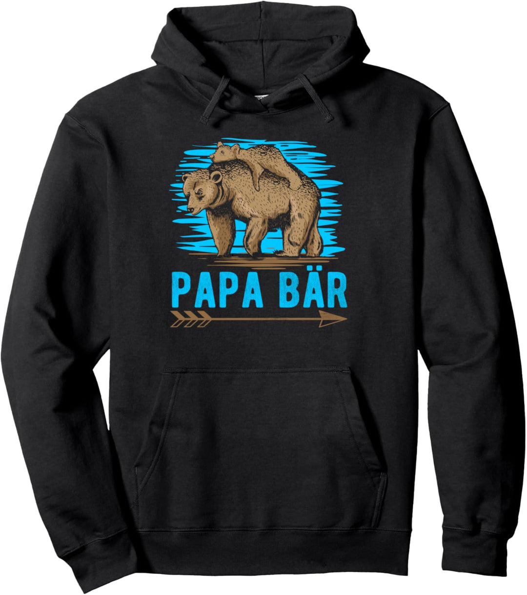 Vater Geschenk Papa Bär und Baby Bär Vatertagsgeschenk Pullover Hoodie