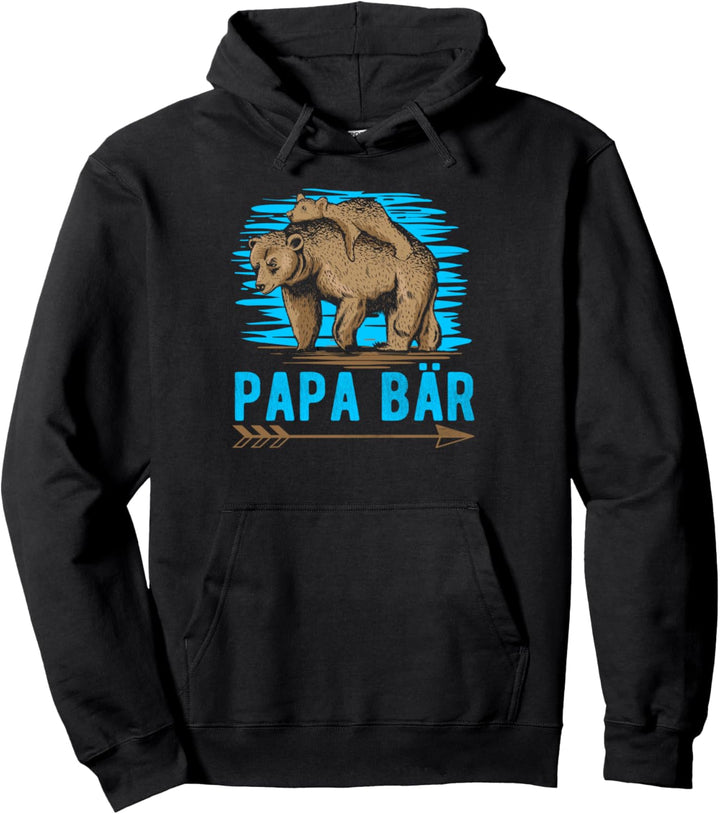 Vater Geschenk Papa Bär und Baby Bär Vatertagsgeschenk Pullover Hoodie