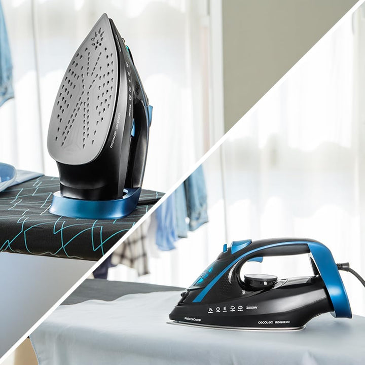 Cecotec Dampfbügeleisen IronHero H-3000 Ceramic. 3000 W, 65 g/min Dampf, 230 g/min Dampfstoss, XXL K