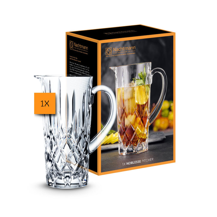 Spiegelau & Nachtmann 101969 Noblesse Krug, Glas, 1190 milliliters, Transparent Krug 1 Stück (1er Pa