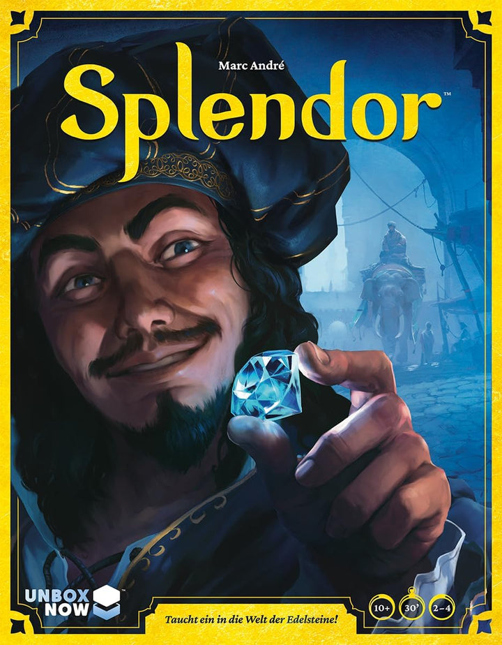 Asmodee | UNBOX NOW | Space Cowboys | Splendor | Grundspiel | Familienspiel | Nominiert zum Spiel de