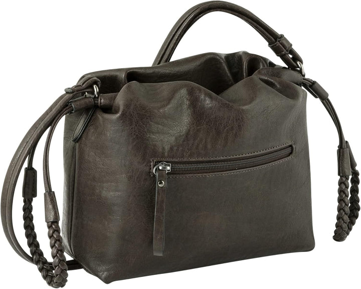 TOM TAILOR- Liza , Damen , Umhängetasche Dark Brown, Dark Brown