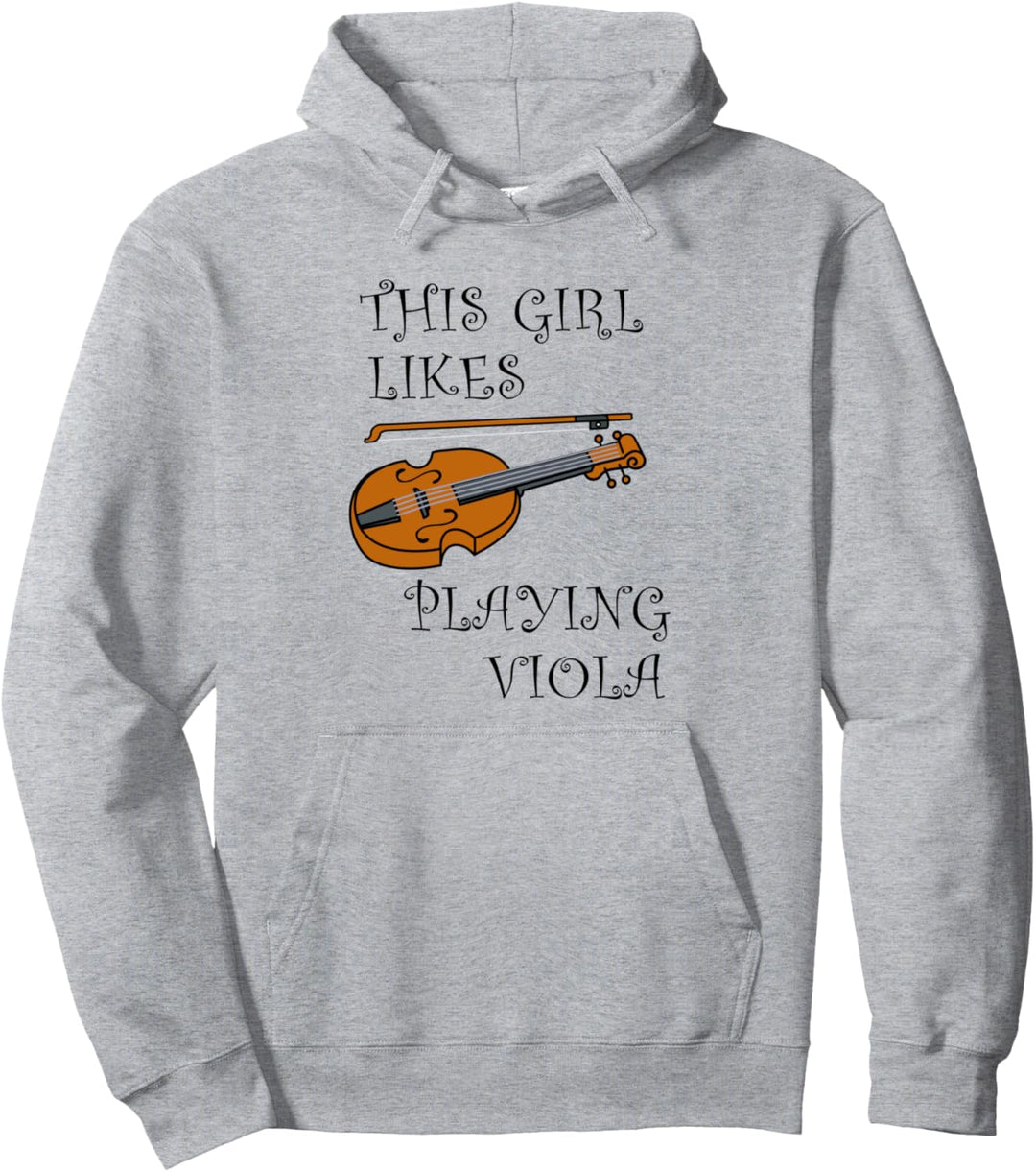 Musikinstrument Bratsche Musiker Orchester Bratschist Pullover Hoodie