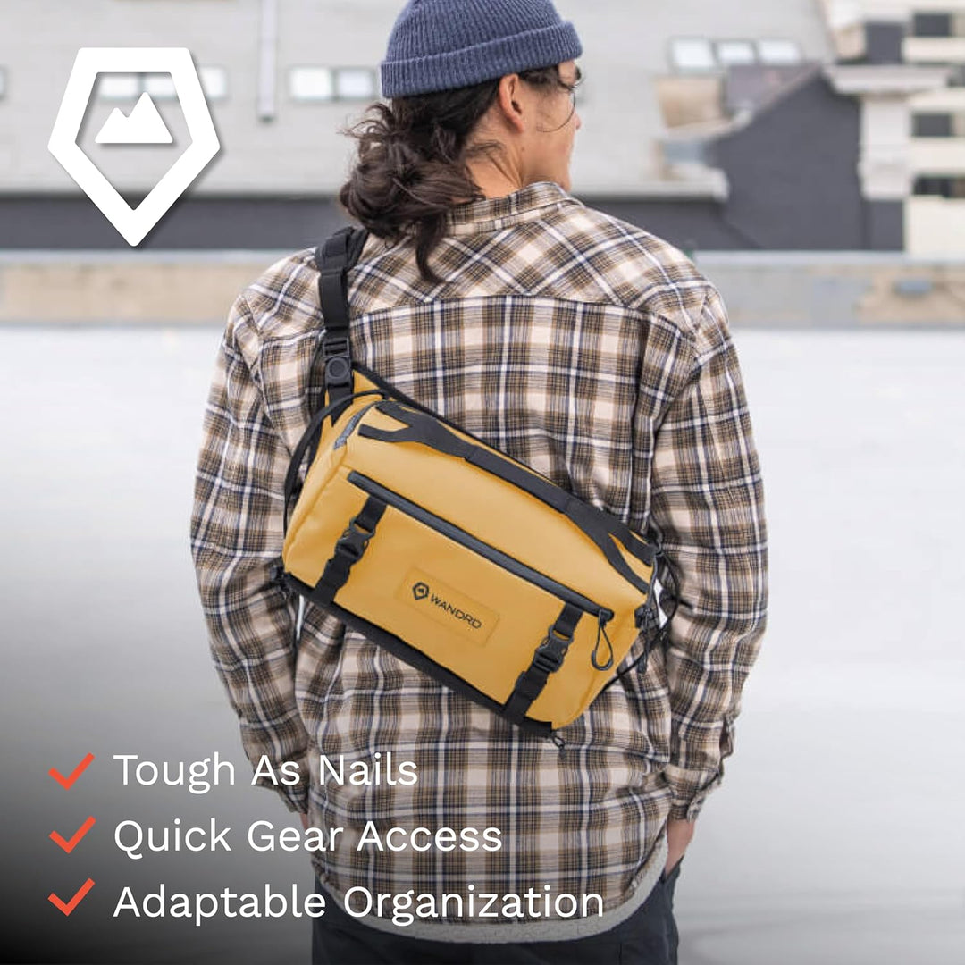 WANDRD Rogue Sling 0Y-784H-R8U9 Tasche mit 9 l Fassungsvermögen, leicht, wetterbeständig, für den tä