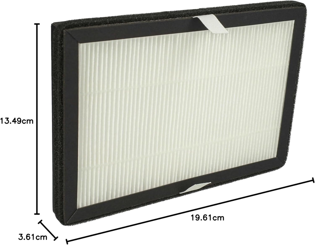 vhbw 2x Partikelfilter kompatibel mit Rowenta Eclipse QU5030, QU5072, QU5060, QU5062 Luftreiniger, L