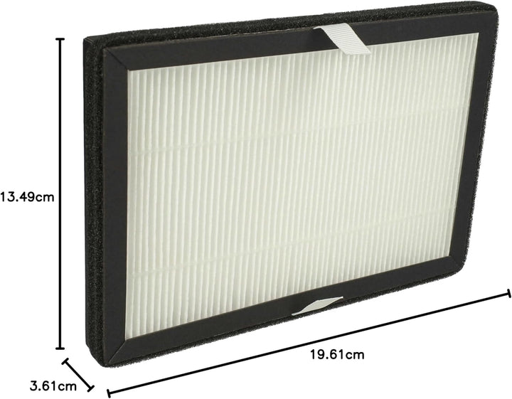 vhbw 2x Partikelfilter kompatibel mit Rowenta Eclipse QU5030, QU5072, QU5060, QU5062 Luftreiniger, L