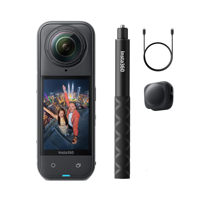 Insta360 X5 Auf Geht's-Bundle - wasserdichte 8K 360°-Action-Cam, Spitze bei wenig Licht, Unsichtbare