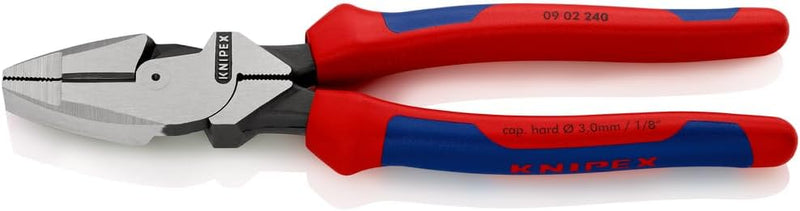 Knipex 09 02 240 SBA Maurerkelle Ultra-High-Hebelwirkung Kombinationszange, 0902240SBA Komfortgriff,