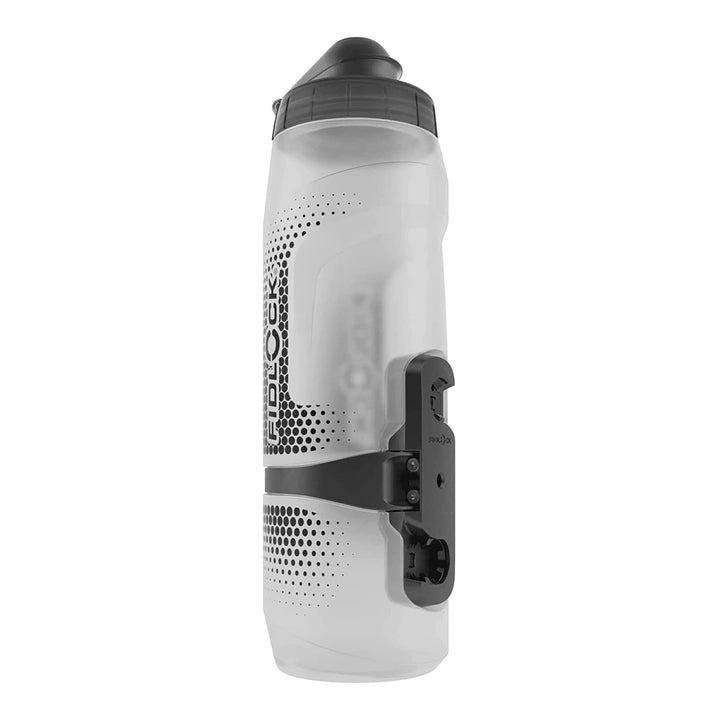 Fidlock Trinkflasche mit Verbindungsstück Twist transparent schwarz 600ml Transparent White 800 ml,