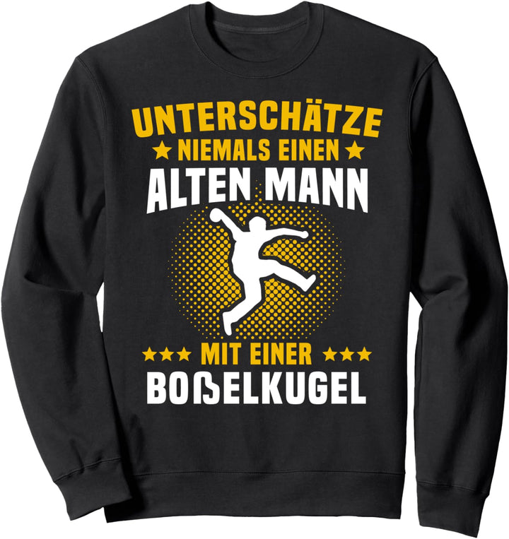 Bosseln Bosselkugel Gummibossel Bossel Klootschiessen Bosseln Sweatshirt